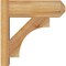 Ekena Millwork Westlake Rough Sawn Craftsman Outlooker, Western Red Cedar, 6"W x 16"D x 16"H OUT06X16X16WTL04RWR - alternate 2